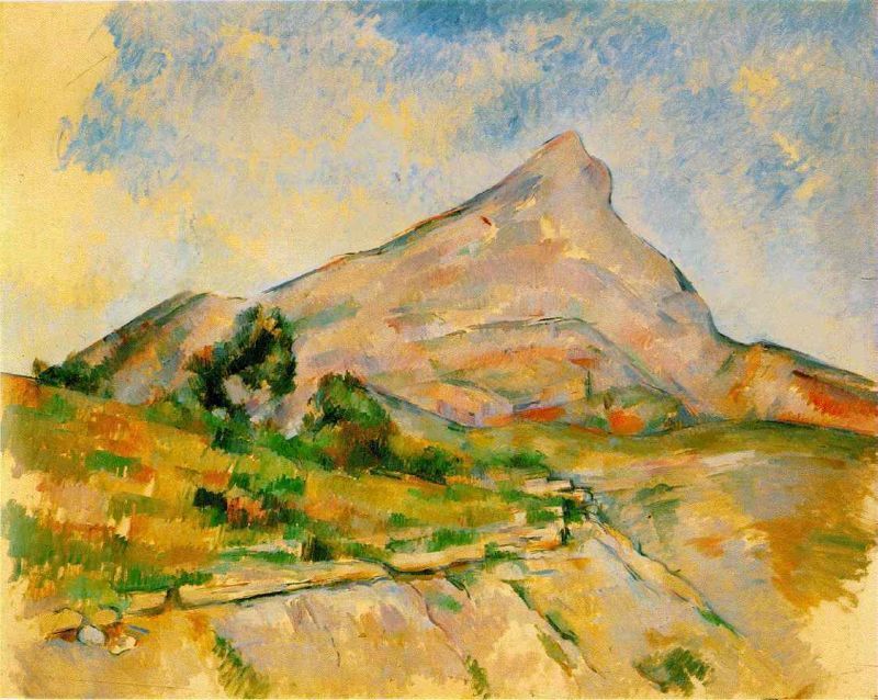 La Sainte-Victoire  par Paul C&eacute;zanne