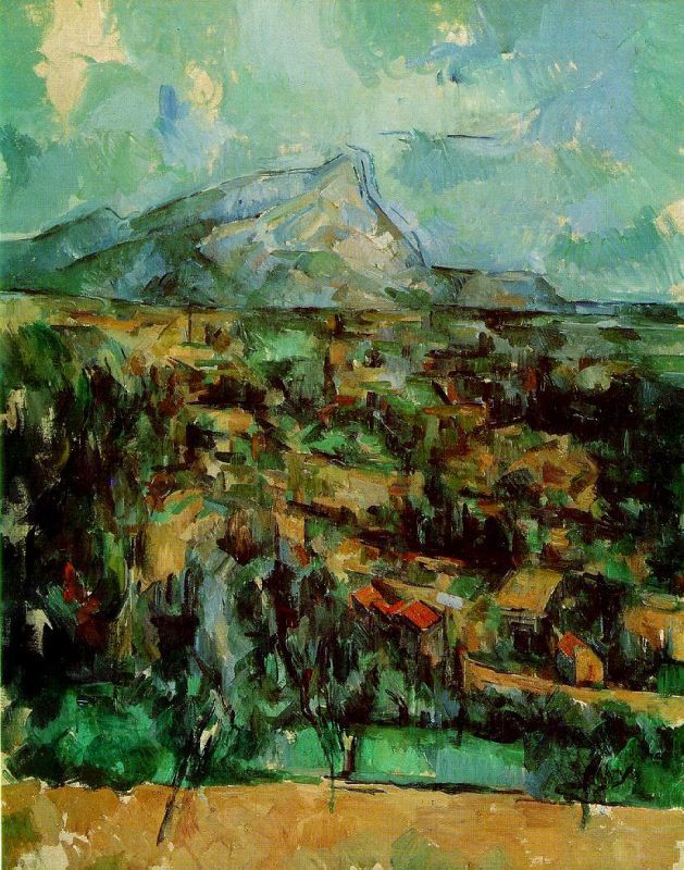La Sainte-Victoire  par Paul C&eacute;zanne