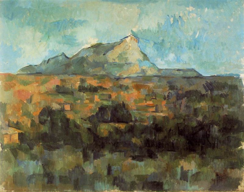 La Sainte-Victoire  par Paul C&eacute;zanne