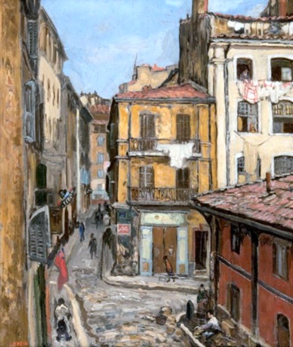 Poissonnerie Vivaux &agrave; Marseille par Marcel Leprin