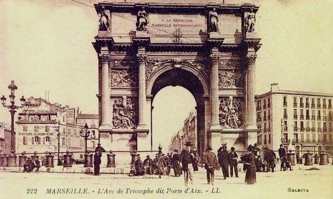 Laporte d'Aix &agrave; Marseille, fin du 19e si&egrave;cle