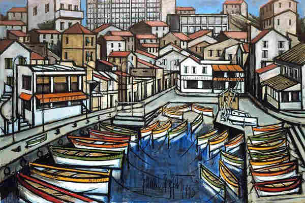 Le Vallon des Auffes par  Bernard Buffet