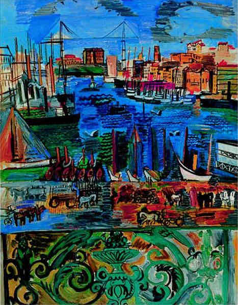 Raoul Dufy vue sur Marseille