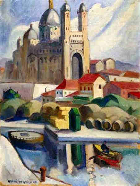 Cath&eacute;drale de la Major &agrave; Marseille  par Andr&eacute; Alexandre Verdeilhan