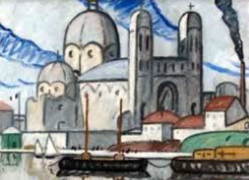 Cath&eacute;drale de la Major &agrave; Marseille  par Louis mathieu Verdeilhan