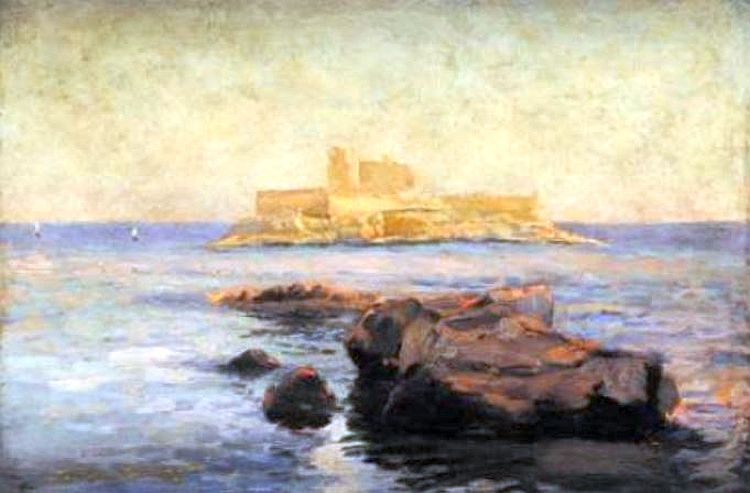Estaque et chateau d'If par Paul C&eacute;zanne
