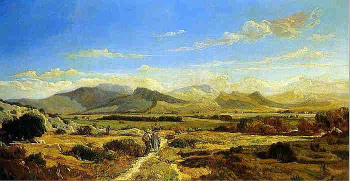 La colline d'Allauch par Paul Guigou