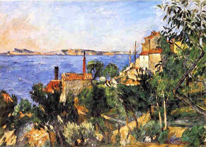 La mer  &agrave; l'Estaque  Paul C&eacute;zanne