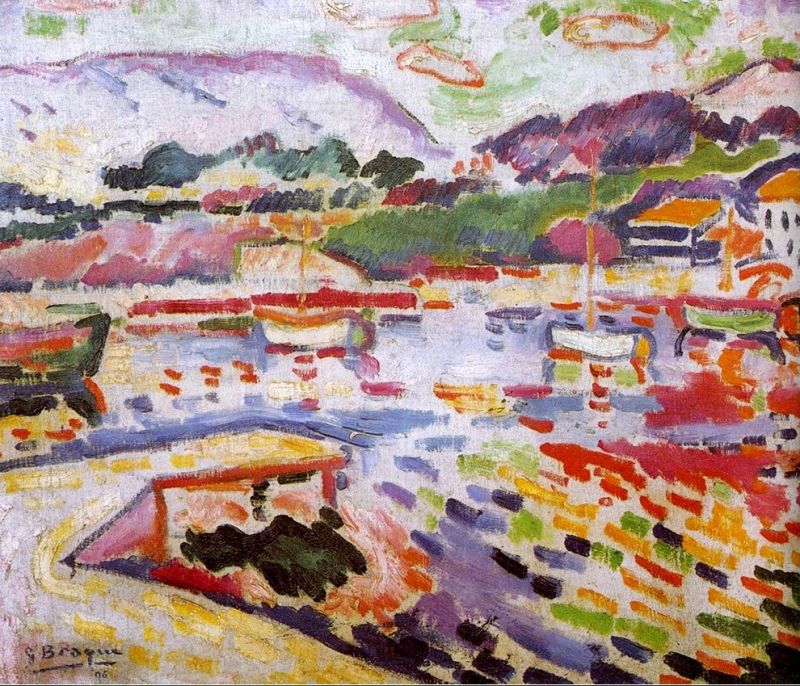 Embarcadère à l'Estaque par Georges Braque
