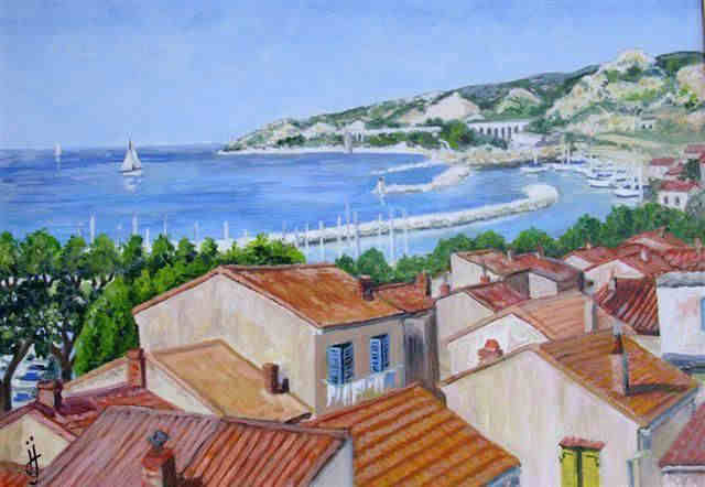 l'Estaque par Jeannine Juillard