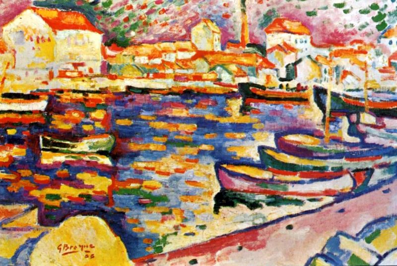 Paysage &agrave; l'Estaque par Georges  Braque
