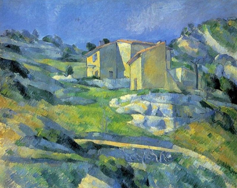 neige &agrave; l'Estaque  Paul C&eacute;zanne
