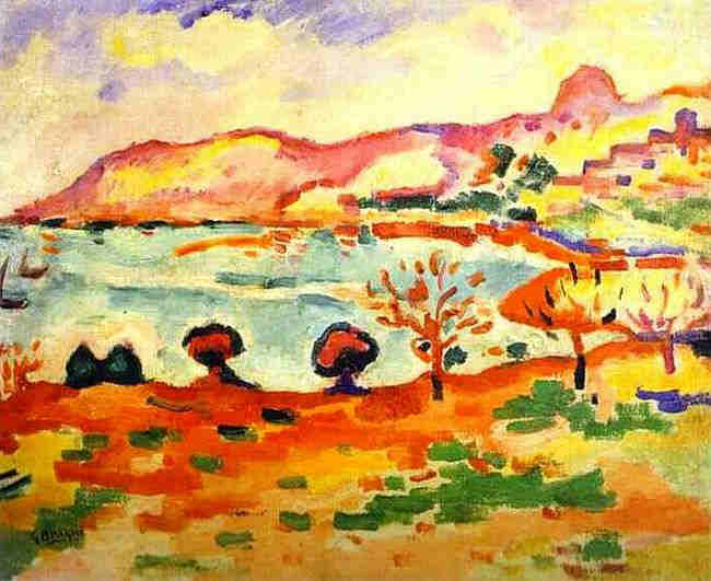 Paysage &agrave; l'Estaque par Georges Braque