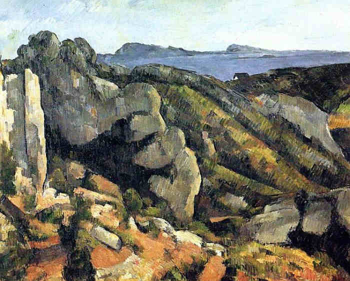 Rochers &agrave; l'Estaque  par Paul C&eacute;zanne