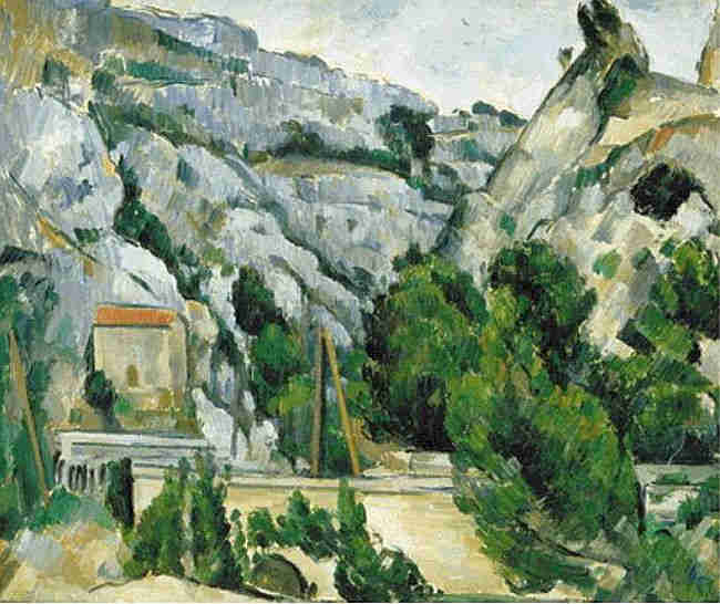 Viadux &agrave; Estaque par  Paul C&eacute;zanne