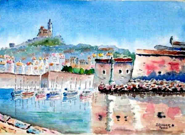 Le fort St-Nicolas &agrave; Marseille  par J. Roger