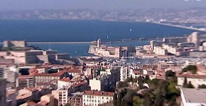 Vue de Marseille et du port