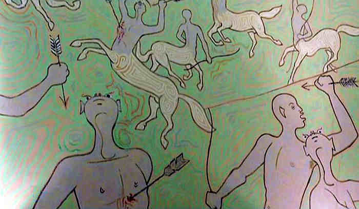 Fresques de Jean Cocteau, mairie de Menton