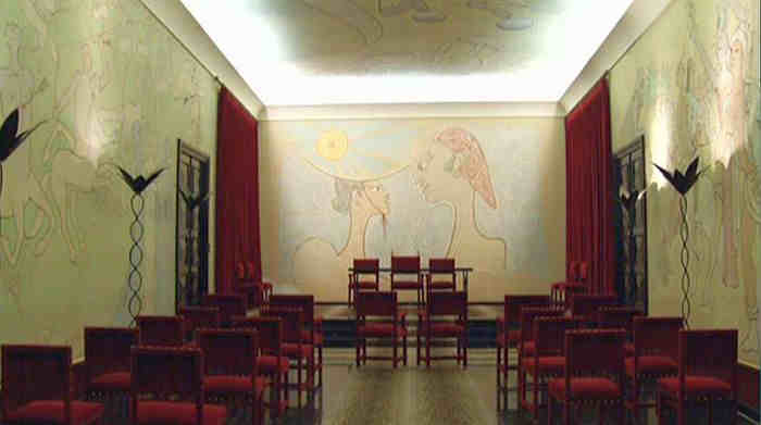 Fresques de Jean Cocteau, mairie de Menton