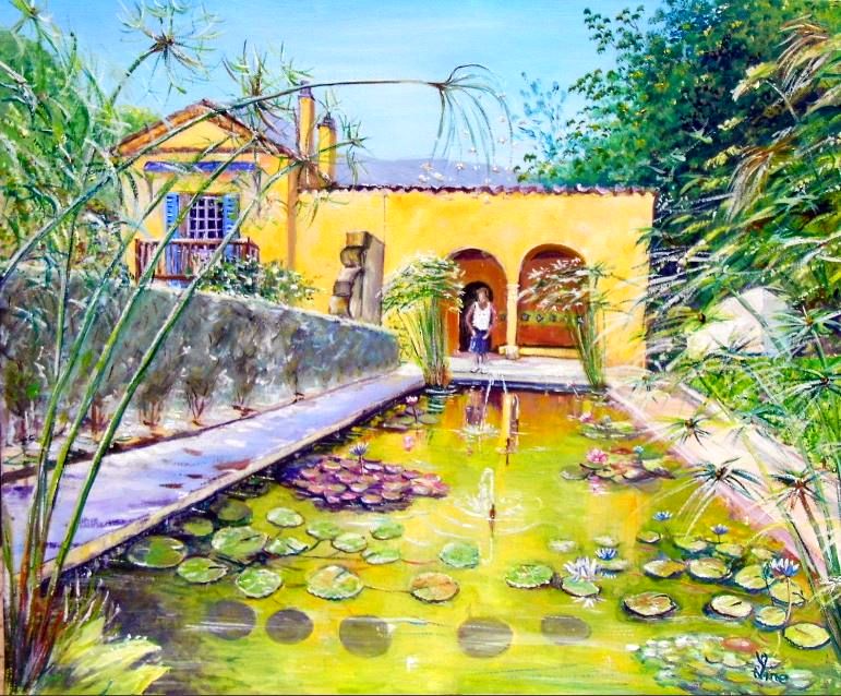 Jardin de la serre de la Madone &agrave; Menton par Line Germani