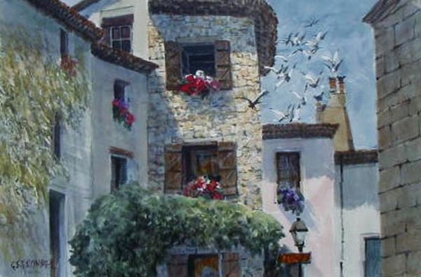 Windows Mougins by Gerald Broomer