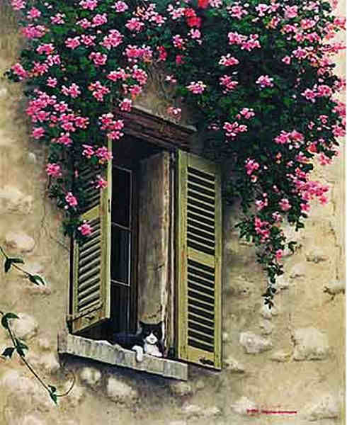 Windows in  Mougins  by Michael Swanson