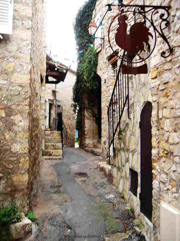 Enseigne au coq  vieux Mougins