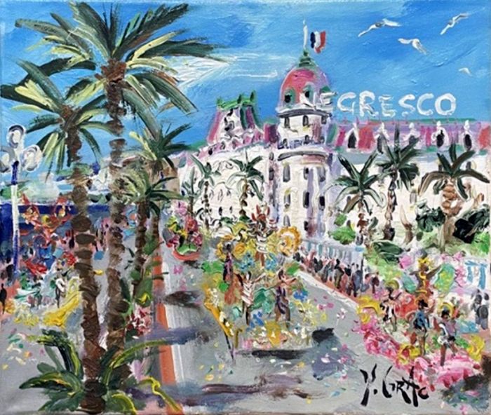 Bataille de fleurs  &agrave; Nice par Yvon Grac