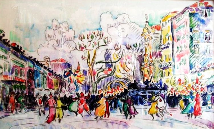 La f&ecirc;te des fleurs &agrave; Nice par Henri Matisse
