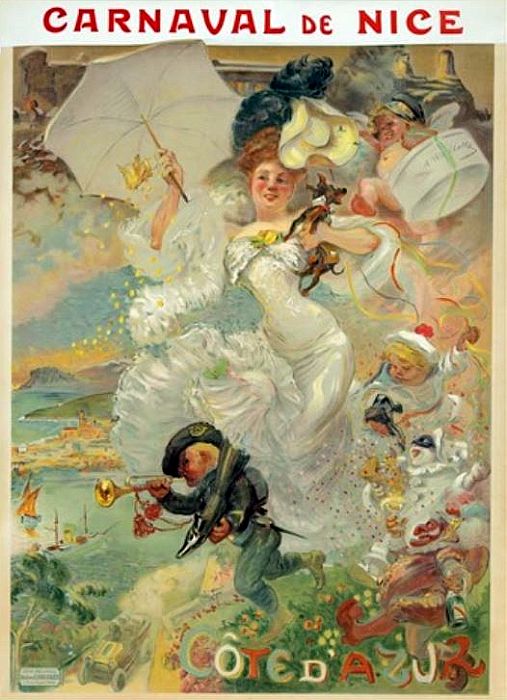 Carnaval de Nice par Adolphe Willette