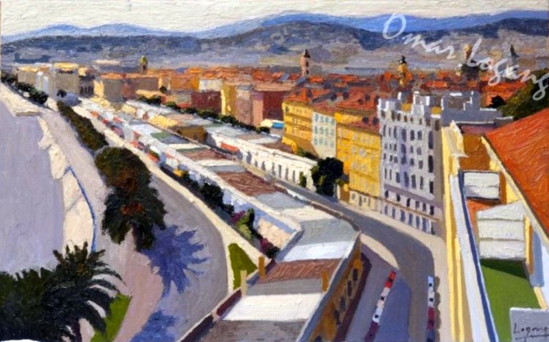 Cours Saleya Nice by Omar Logang
