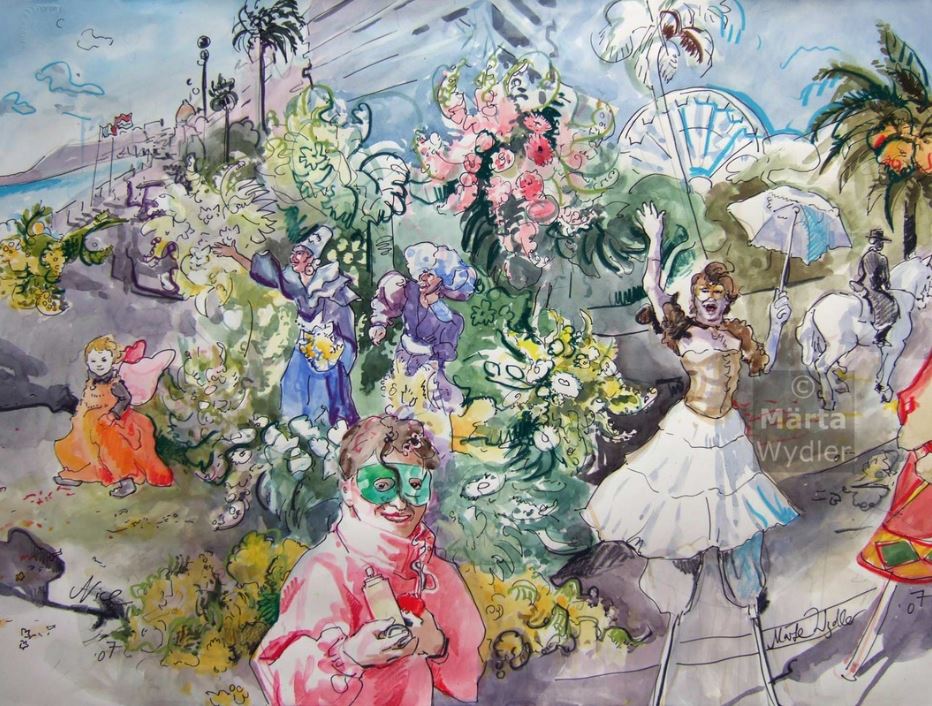 Carnaval de Nice par Marta Wydler