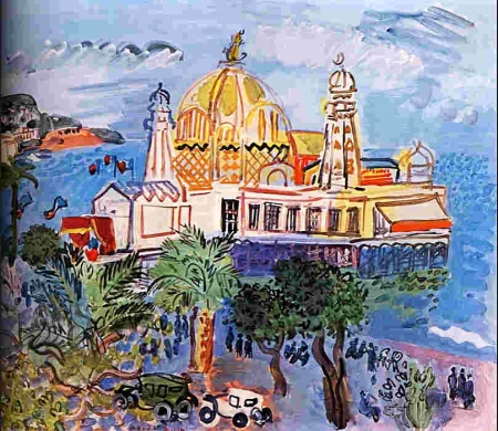 Nice et la casino  par Raoul Dufy