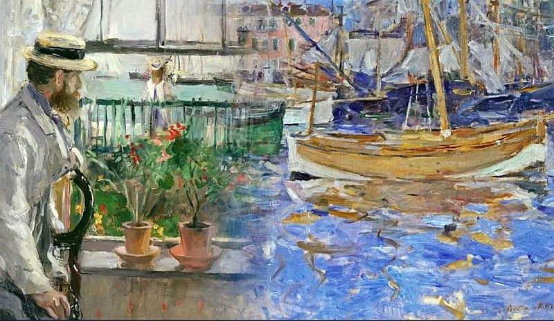 Le port de Nice par Berthe Morisot