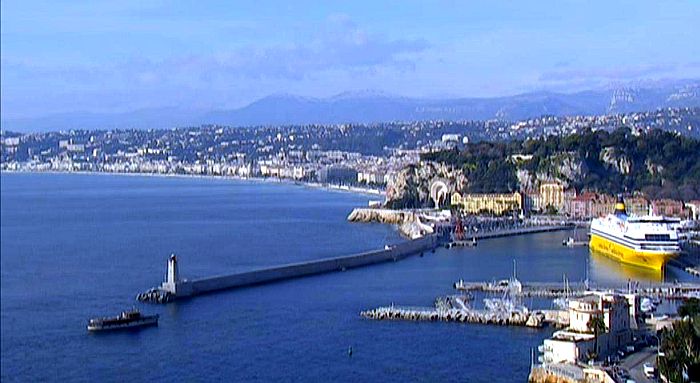 Entr&eacute;e du port de Nice