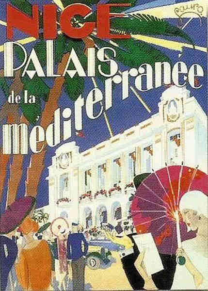 Affiche Palais de la M&eacute;diterran&eacute;e Nice