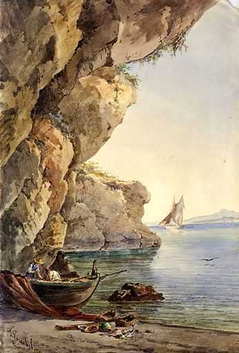 Sortie du port de Nice  par Hercule Trachel
