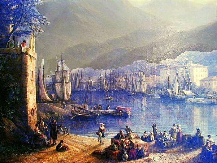 Ancien port de Nice par Isidore Dagnan