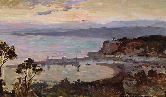 Baie des Ange Nice by Edmond Petiutjean
