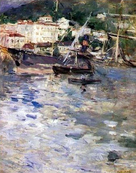 Le port de Nice par Berthe Morisot
