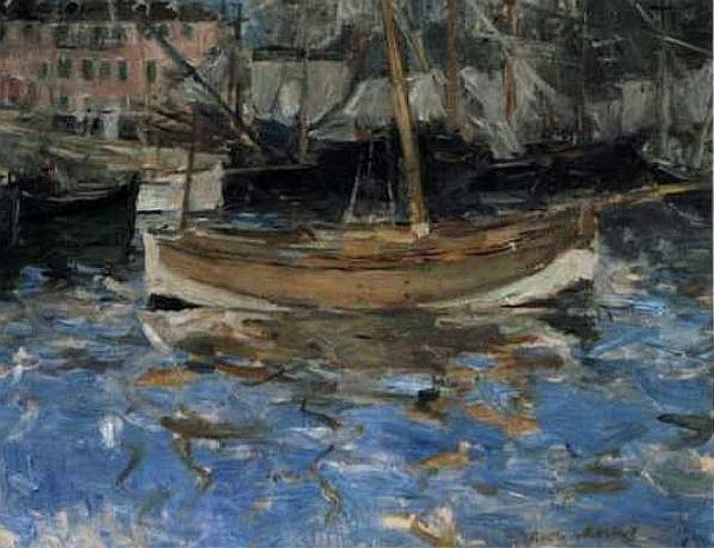 Le port de Nice par Berthe Morisot