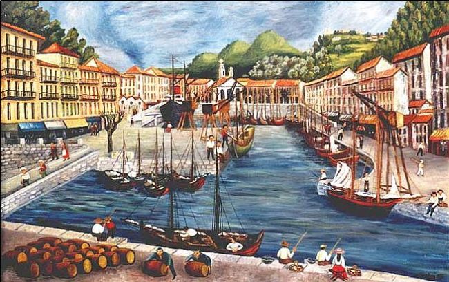 Le port de Nice par L&eacute;on Markarian
