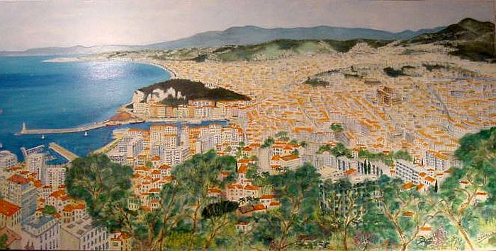 Vue de Nice par Jean Fran&ccedil;ois Quaglia