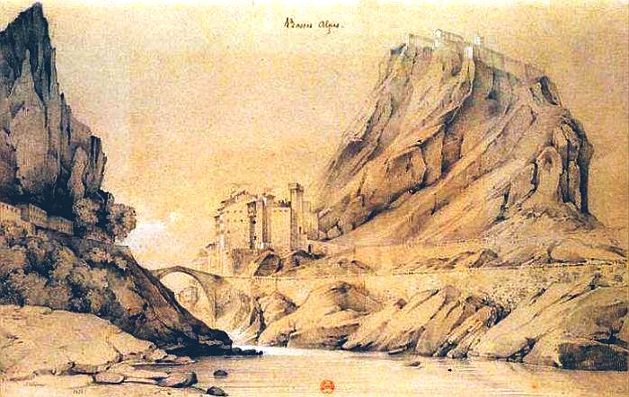 SIsteron par Th&eacute;odore Caruelle d'Aligny