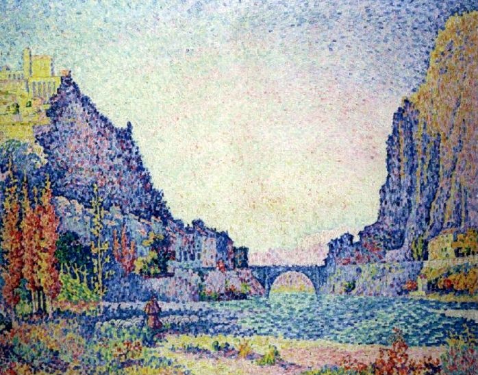 Sisteron par Paul Signac