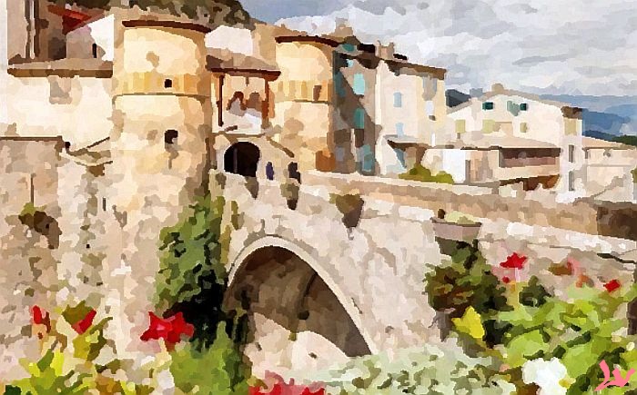 Entrevaux par  Laura Voolu