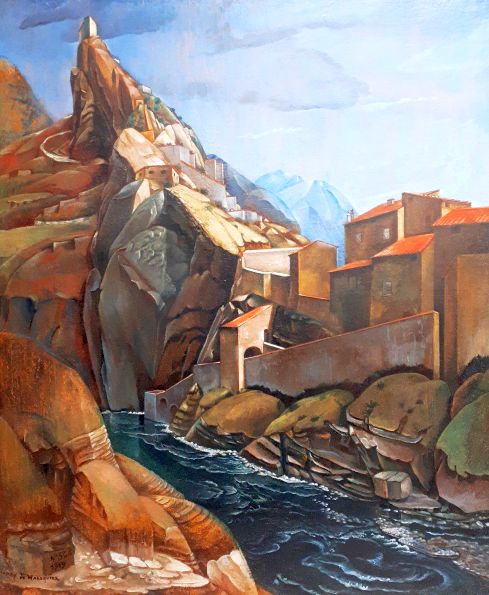 Entrevaux par Henry de Waroquier