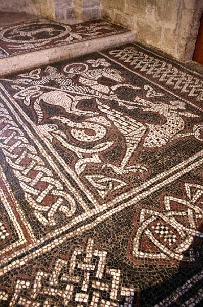 Mosa&iuml;que de Le monast&egrave;re de Ganagobie 