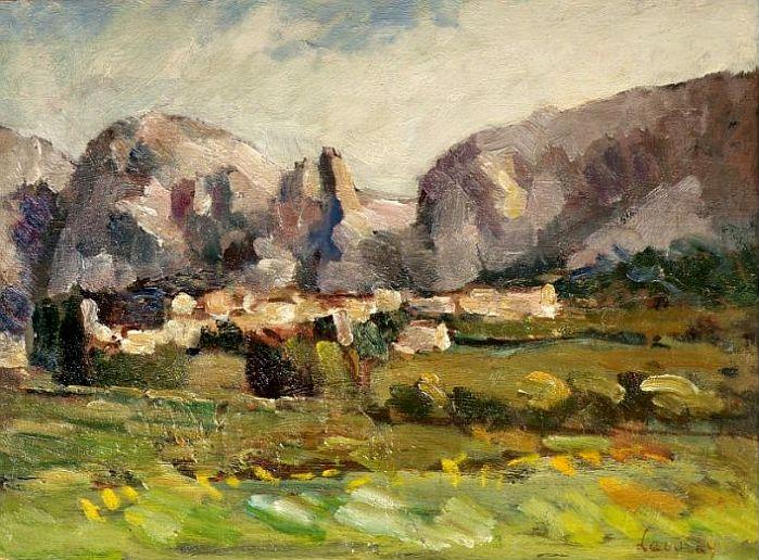 Moustiers Sainte Marie par Abel Lauvray