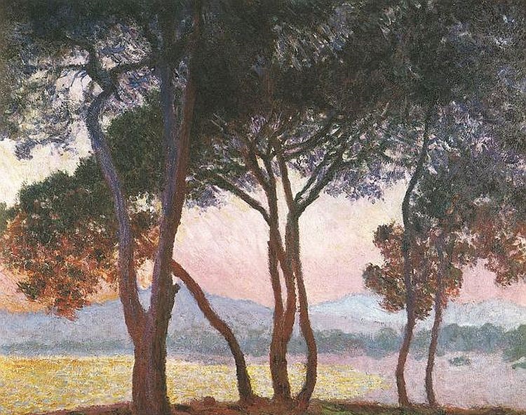 juan-les-pins Claude Monet 1888